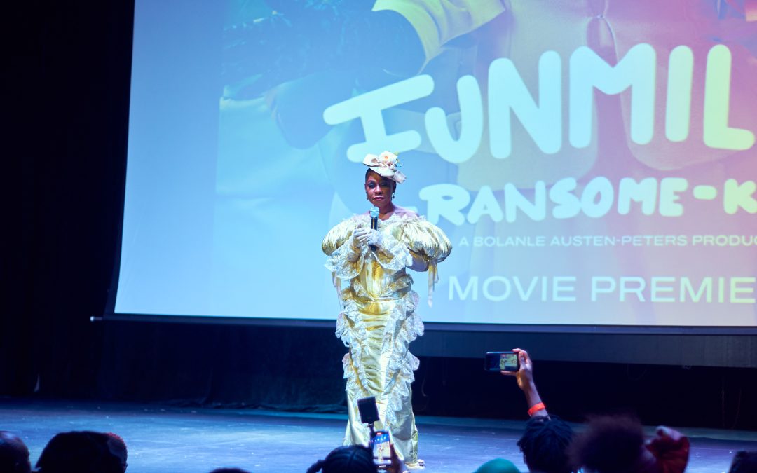 Bolanle Austen-Peters at the premiere of Funmilayo Ransome-Kuti
