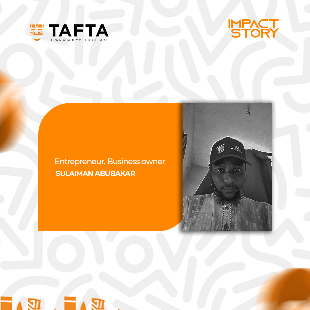 TAFTA future of the creative industry alumnus Sulaiman Abubakar