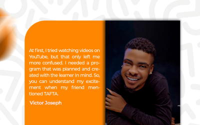 From Aspiration to Confidence: Victor’s Scriptwriting Experience with TAFTA