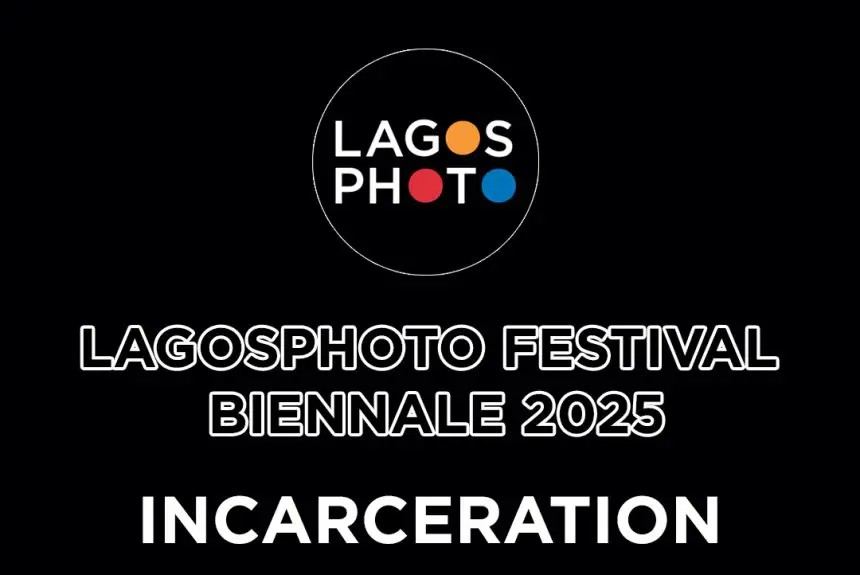 Lagos Photo Festival 2025 poster — Incarceration theme
