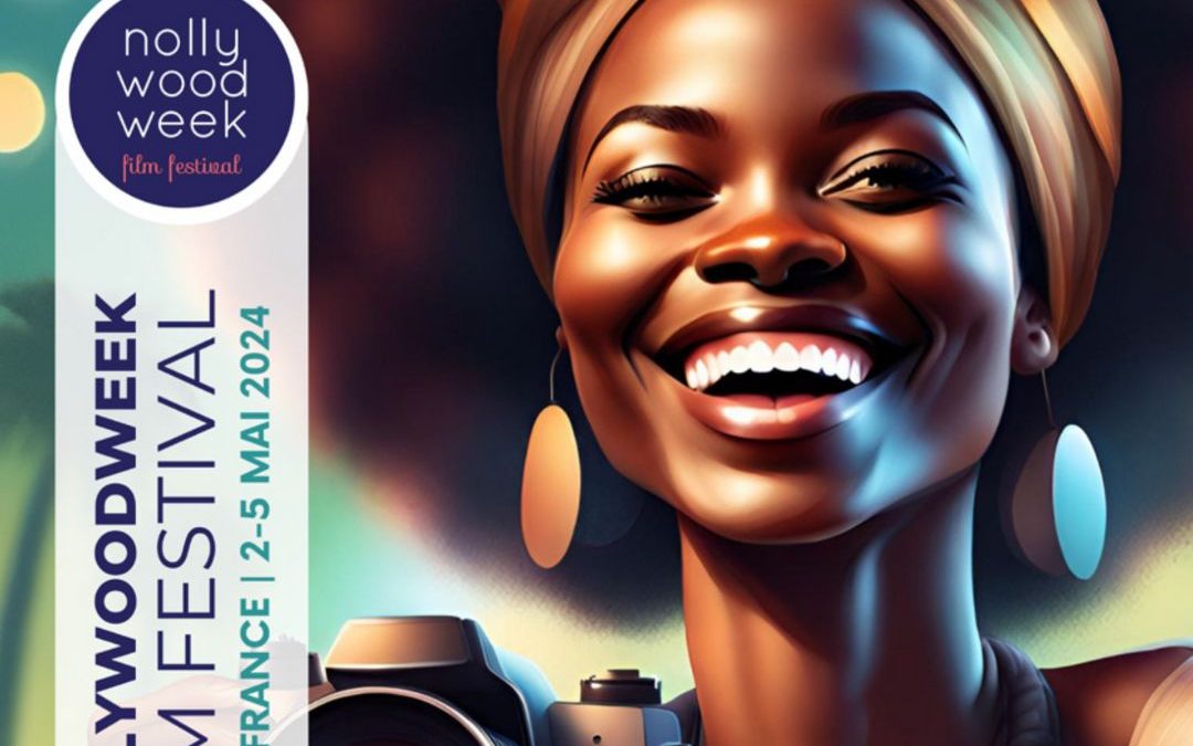 Nollywood in Paris NollywoodWeek 2025 poster at Cinéma l’Arlequin